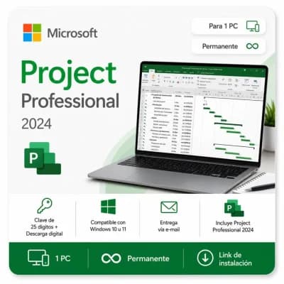 Microsoft Project 2024 – Licencia Digital