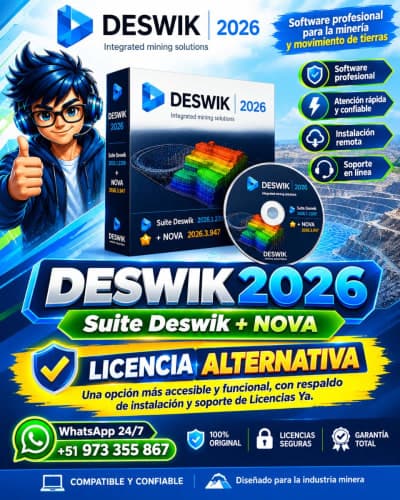 Deswik Suite 2026.1.2309 + NOVA 2026.3.947