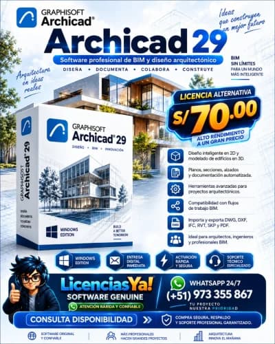 ArchiCAD 29 BIM Software para Windows y Mac |